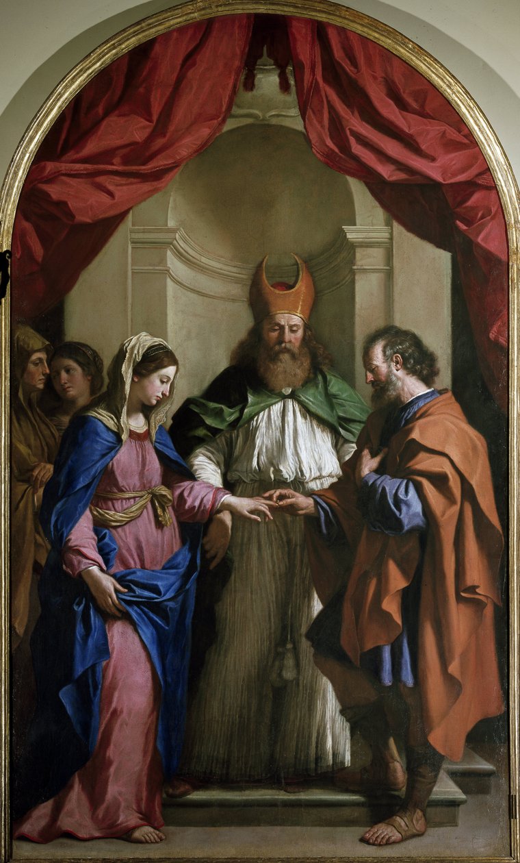 Die Heirat der Jungfrau von Guercino