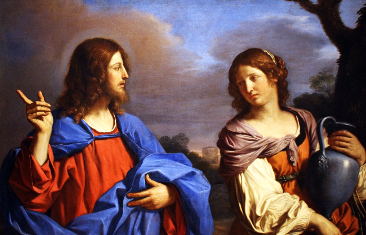 Christus und die Samariterin am Brunnen von Guercino