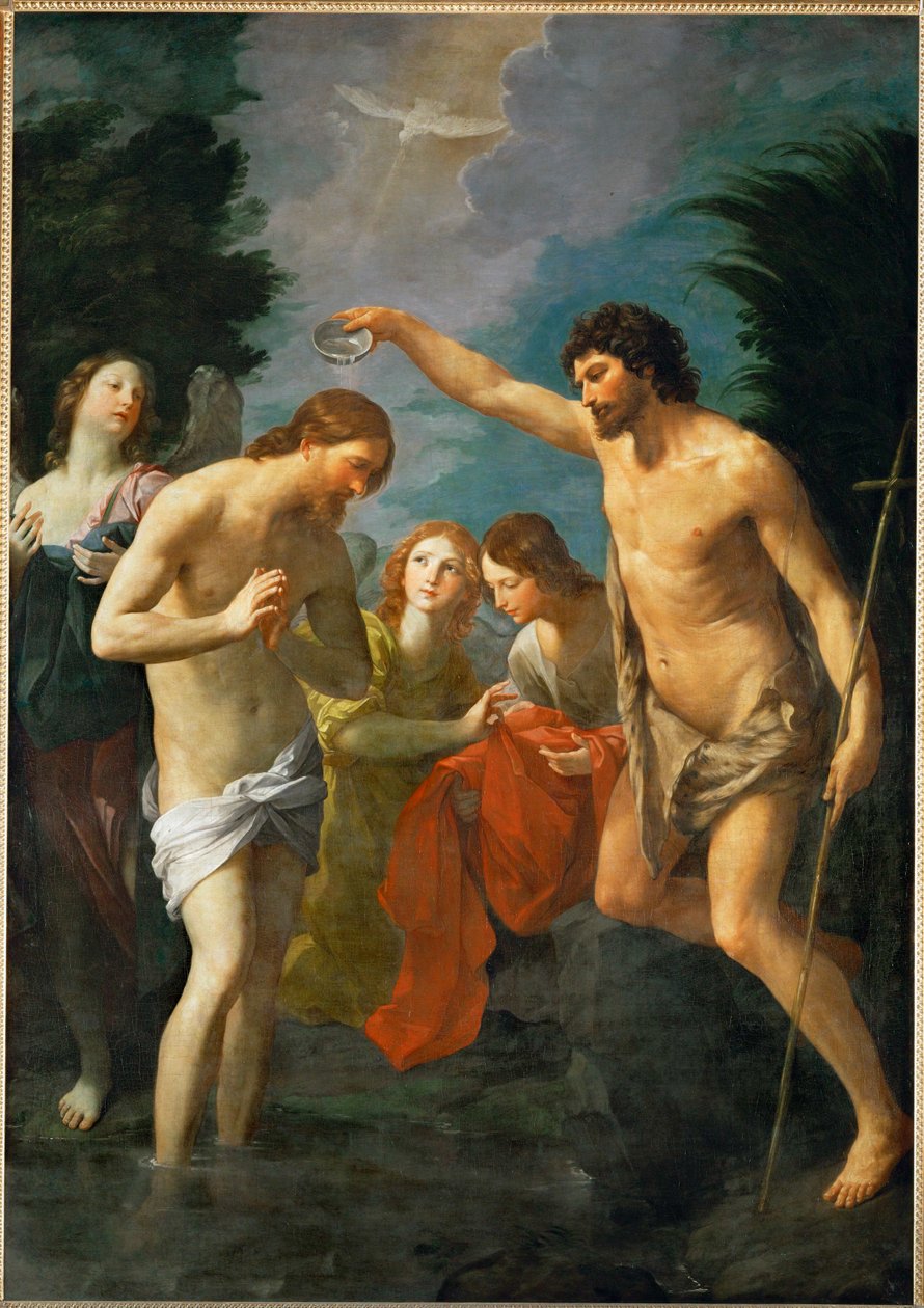 Christus getauft von Guido Reni