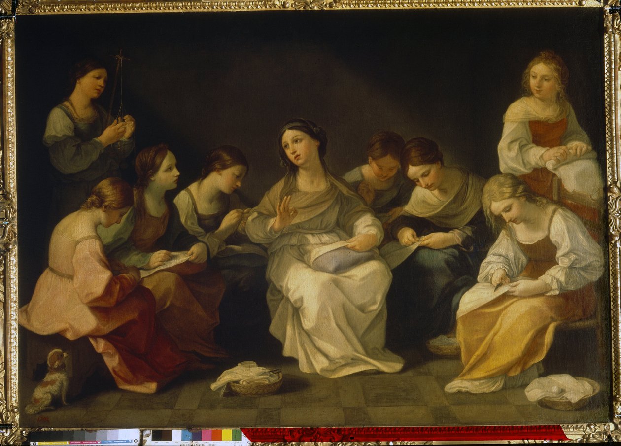 Die Erziehung der Jungfrau Maria von Guido Reni