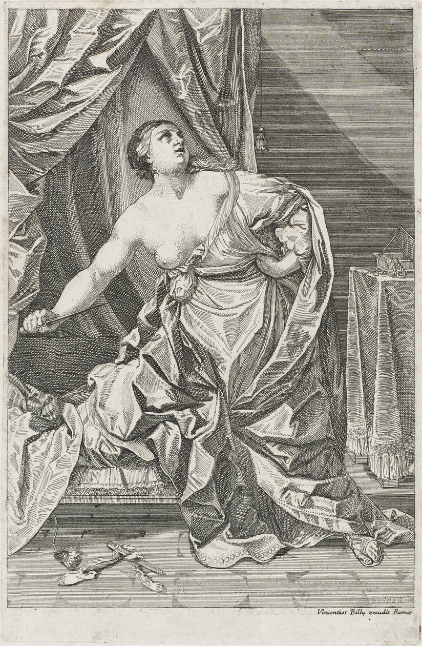 Tod der Lucretia, ca. 1700-50 von Guido after Reni