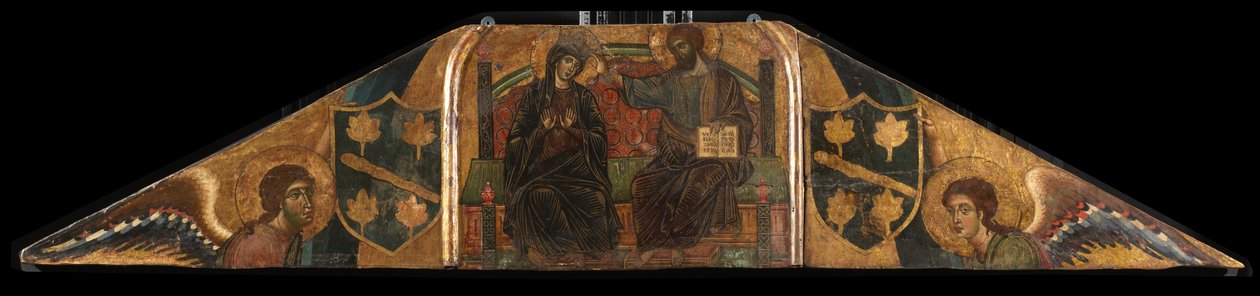 Krönung der Jungfrau, ca. 1260 von Guido da Siena