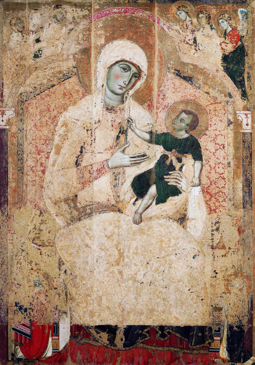 Thronende Madonna von Guido da Siena