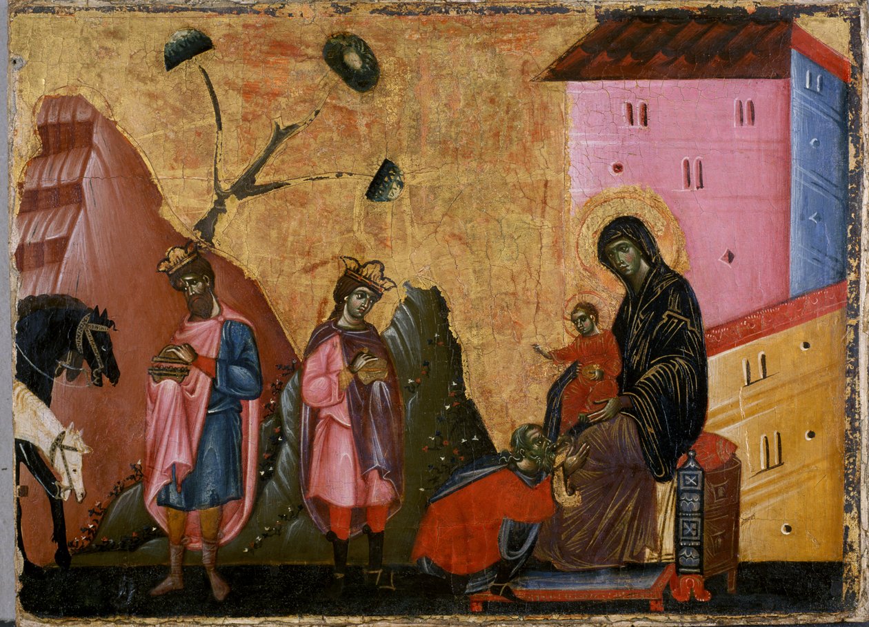 Die Anbetung der Könige von Guido da Siena