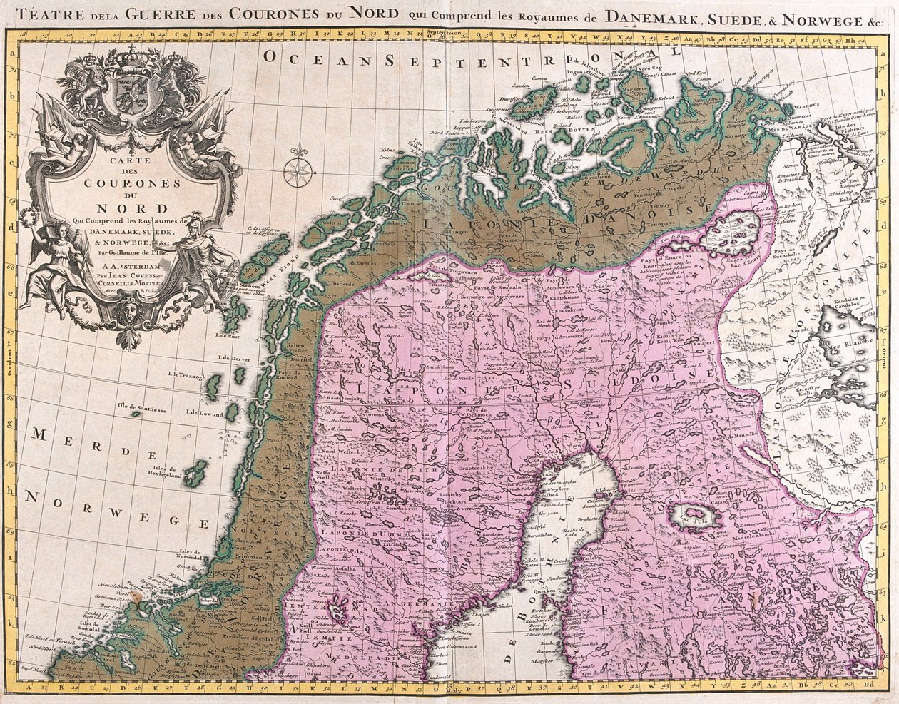 Nordnorwegen, Schweden, Finnland von Guillaume Delisle