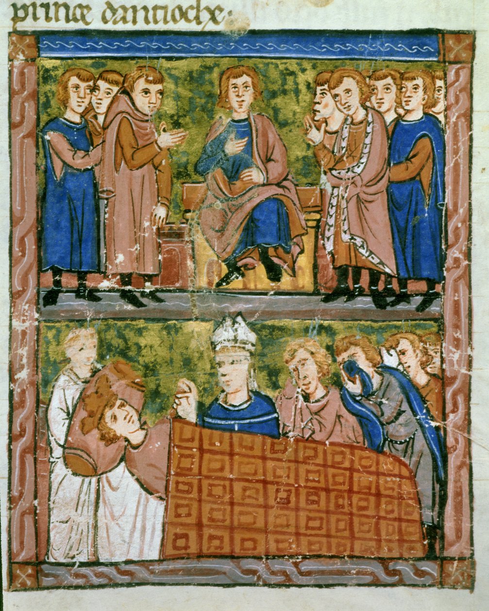 Rat der Kreuzhäuptlinge und Tod von Baudoin, Graf von Hainaut von Guillaume de Tyr