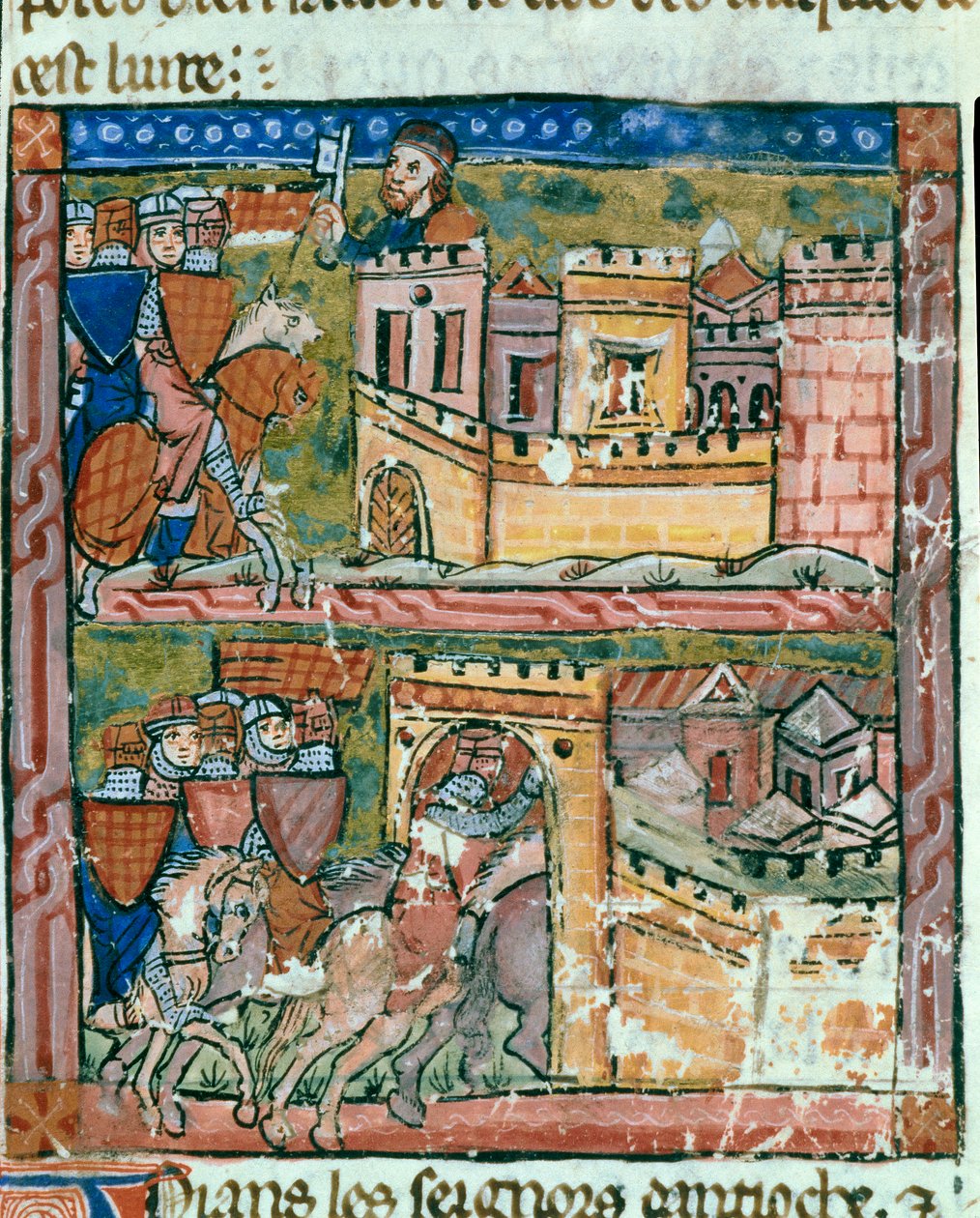 Verrat von Firouz und Angriff auf die Stadt Antiochia durch die Kreuzzüge, Juni 1098 von Guillaume de Tyr