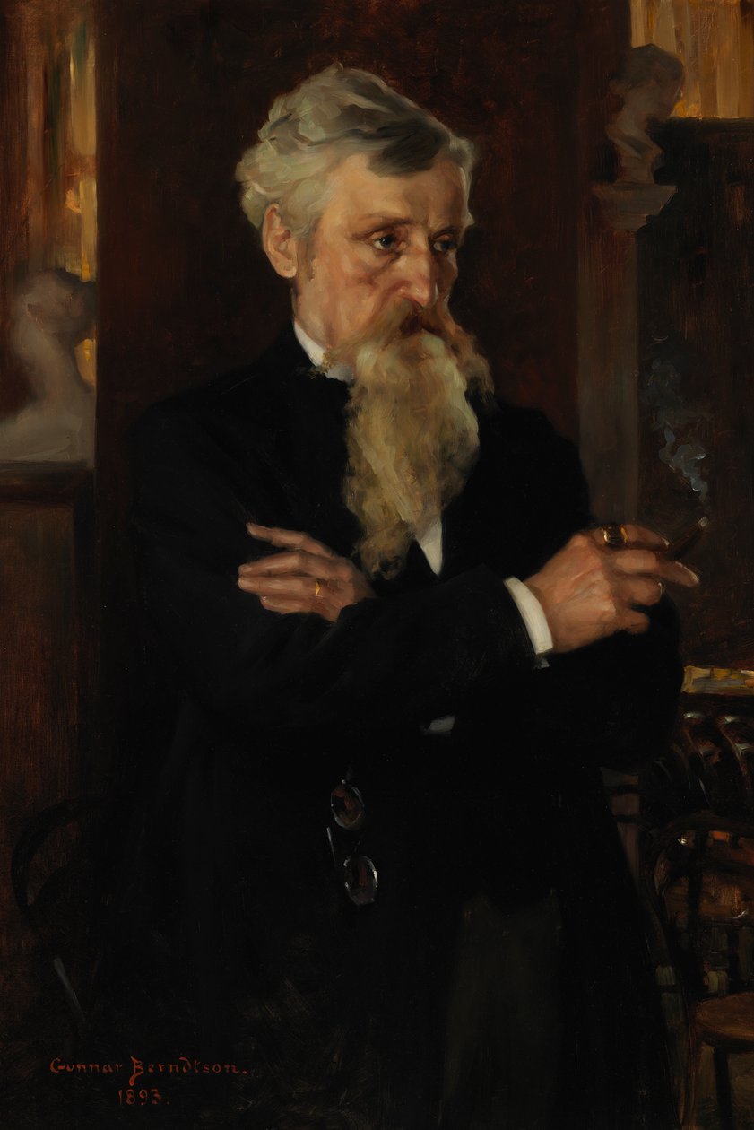 Porträt von August Schauman, Journalist von Gunnar Berndtson