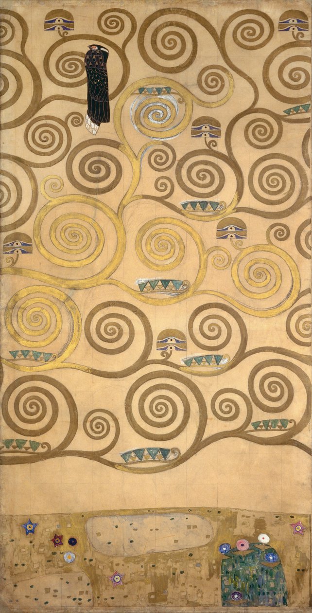 Skizzen für das Fries für den Palais Stoclet in Brüssel, Belgien von Gustav Klimt