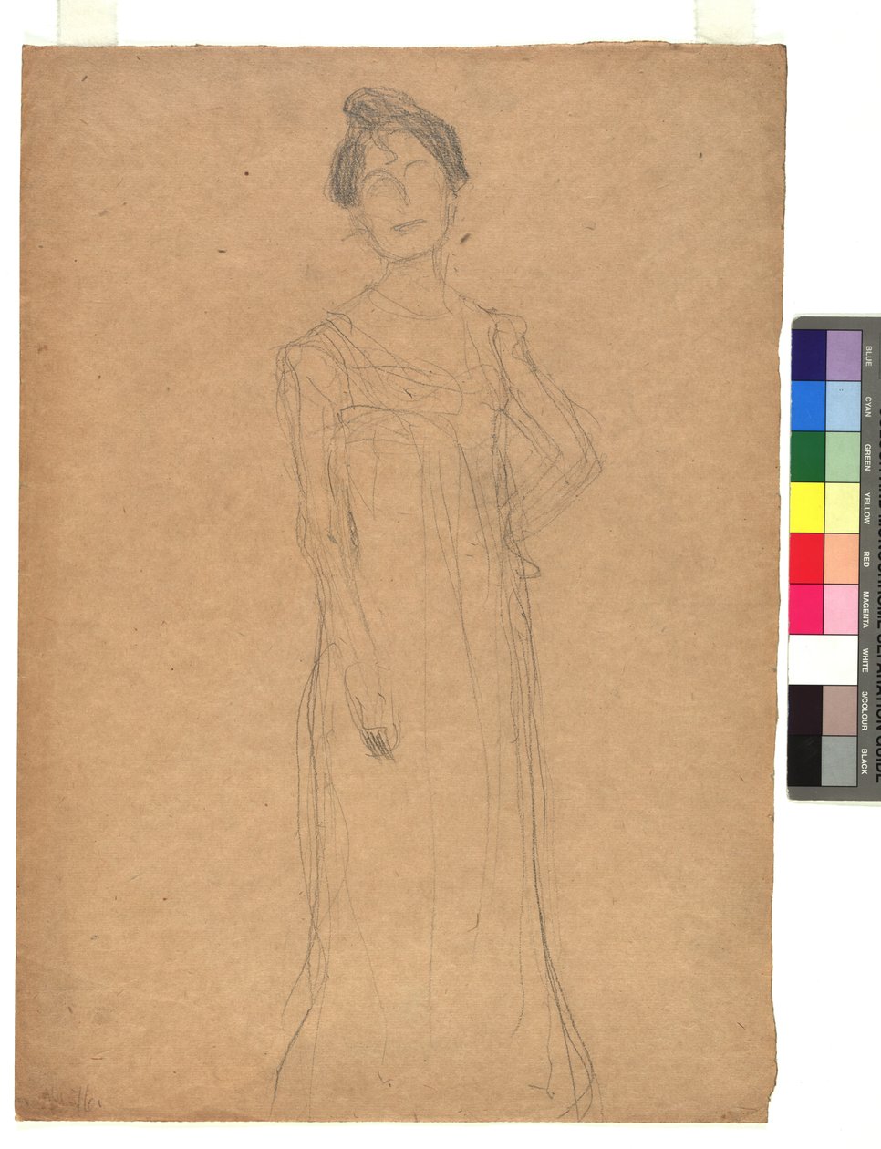 Studie zu einem Damenporträt von Gustav Klimt