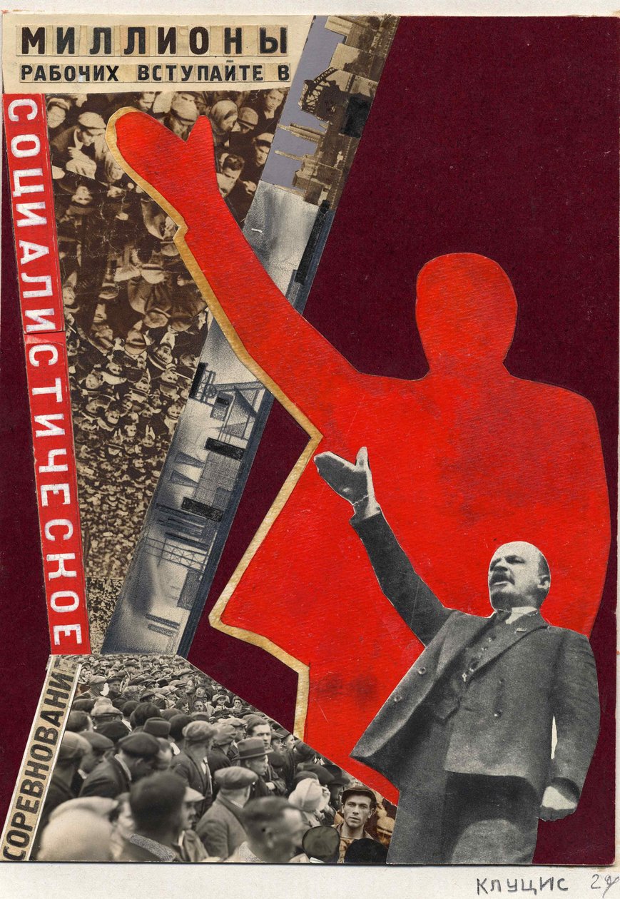 Millionen von Arbeitern! Nehmt am sozialistischen Wettbewerb teil!, ca. 1927 von Gustav Klutsis