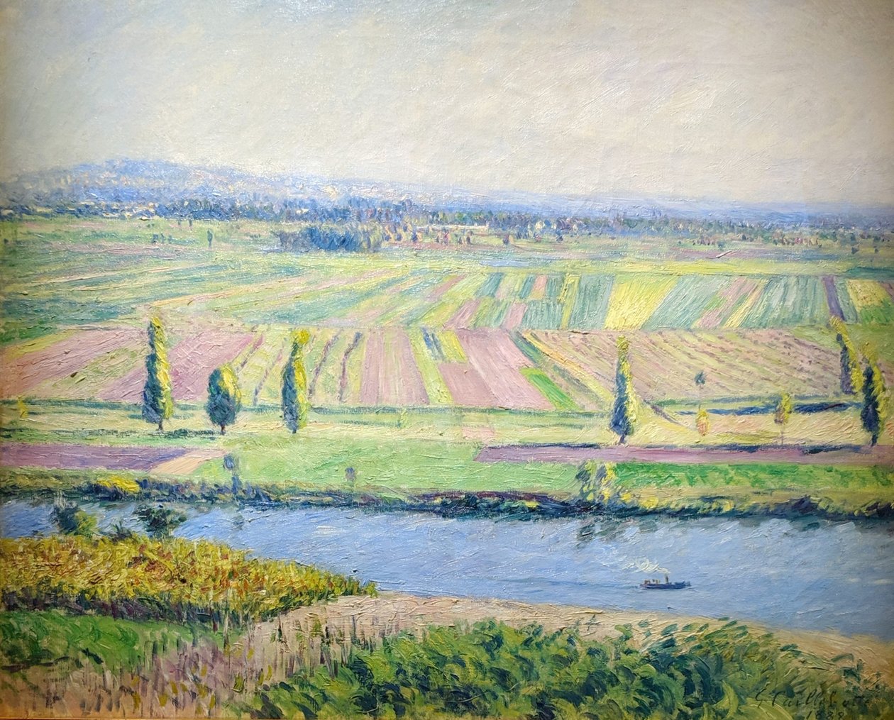 La Plaine de Gennevilliers von Gustave Caillebotte