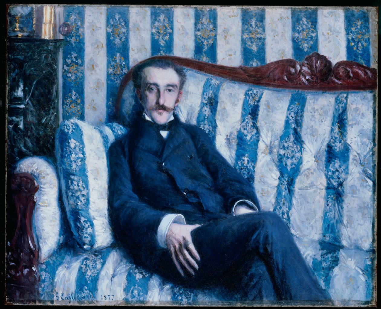 Porträt von Monsieur R., 1877 von Gustave Caillebotte