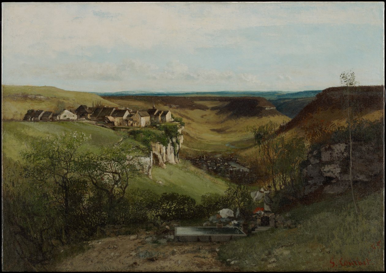 Schloss Ornans von Gustave Courbet
