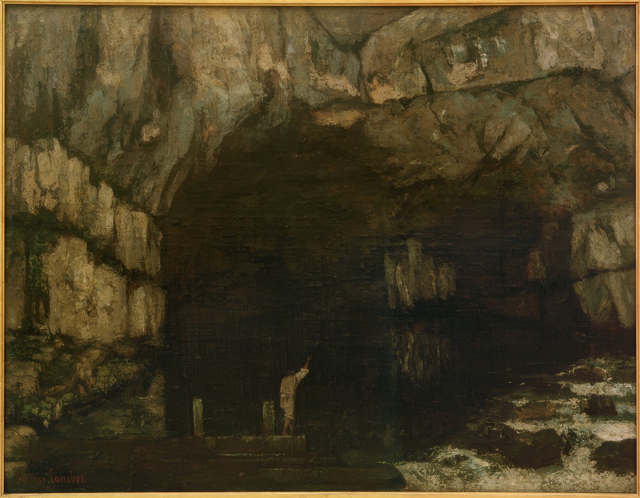 Die Quelle der Loue von Gustave Courbet