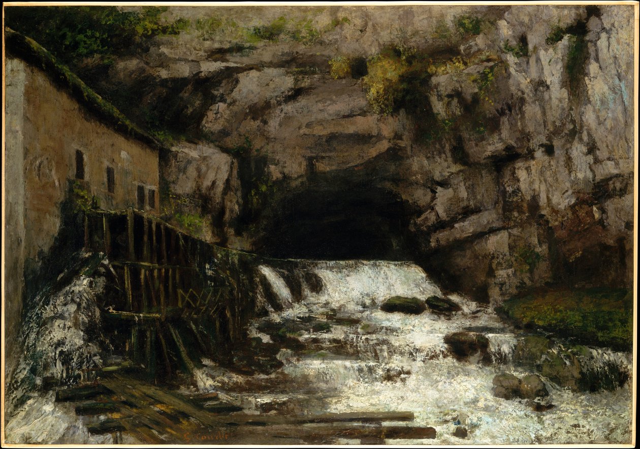Die Quelle der Loue von Gustave Courbet