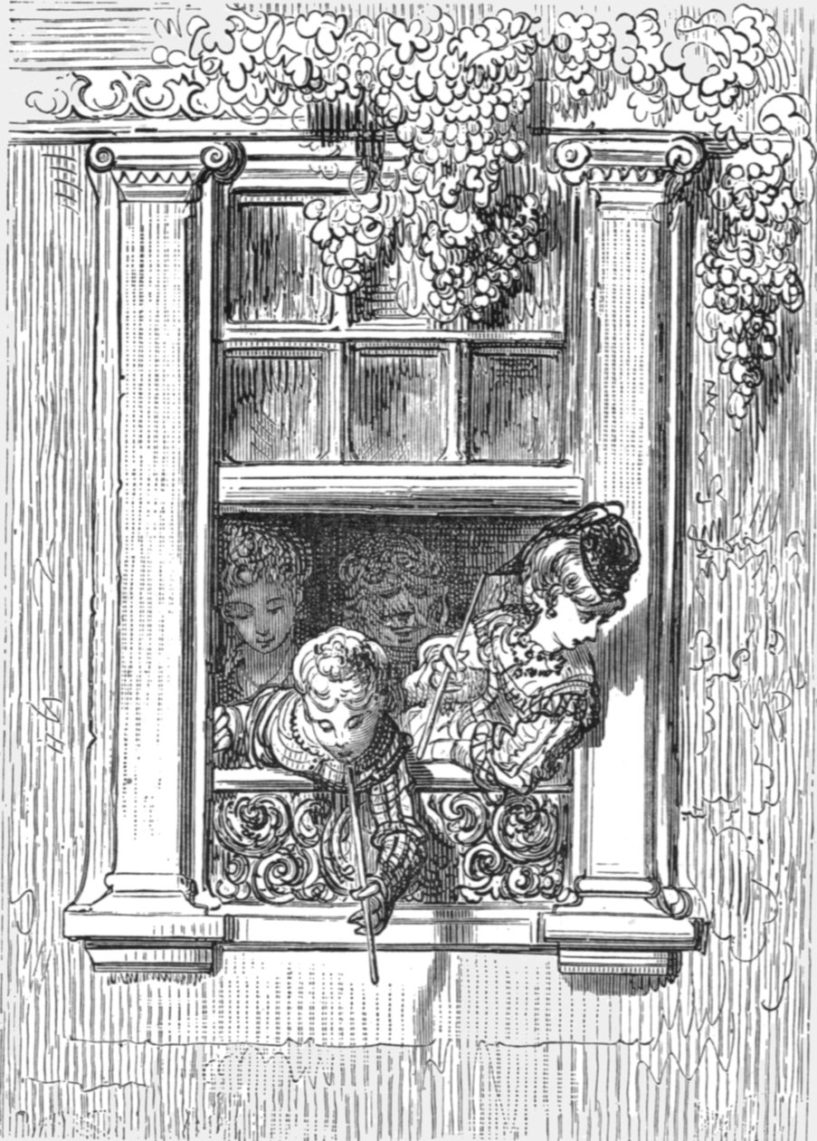 Eine Balkonszene, 1872 von Gustave Dore
