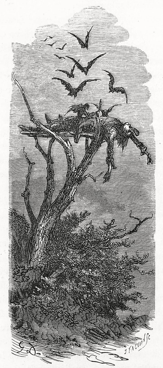 Ein keltisches Himmelsbegräbnis, 1866 von Gustave Dore