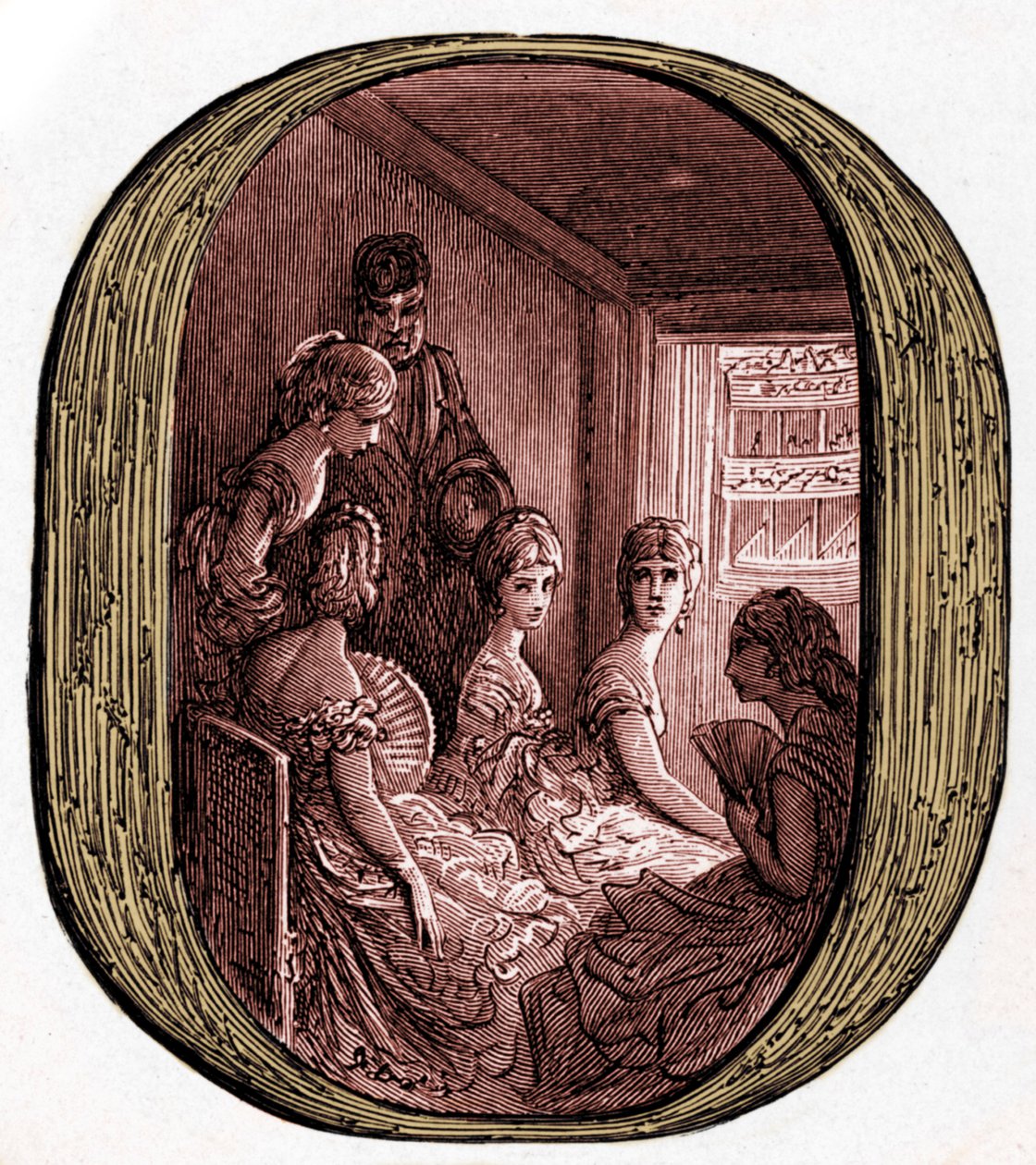 Eine Opernloge im königlichen Opernhaus von Gustave Dore