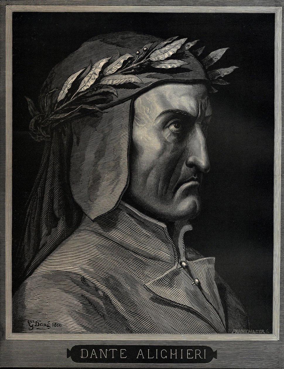 Dante Alighieri 1265-1321 von Gustave Dore