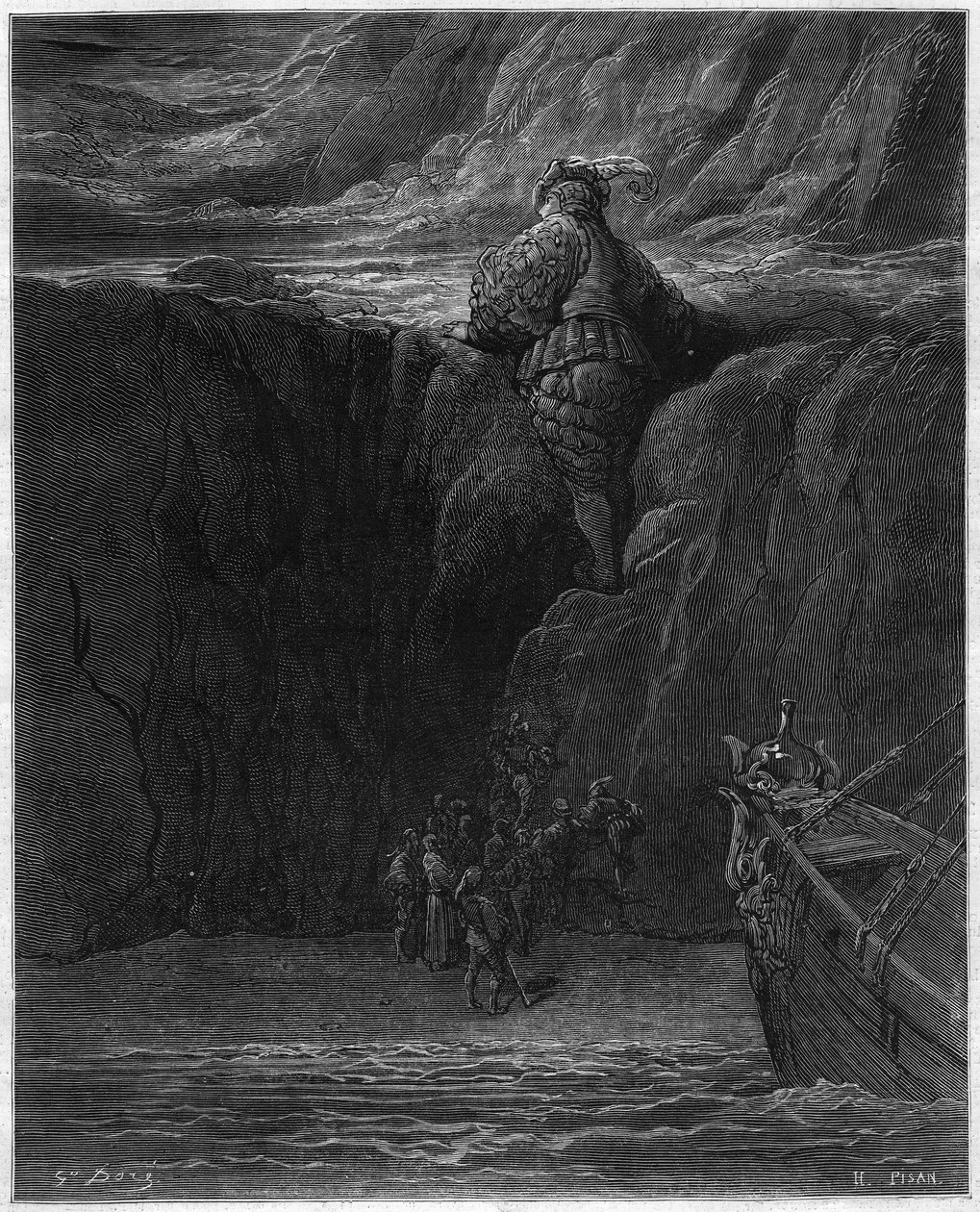 Illustration von Gustave Doré (1832-1883) für „Pantagruel“ von François Rabelais (1483-1553). Jahre 1870 von Gustave Dore