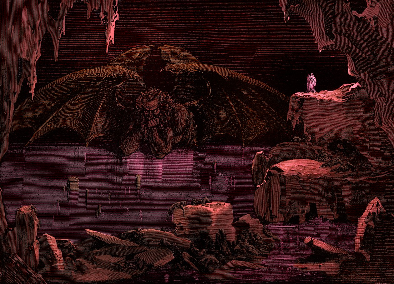 Illustration zur Göttlichen Komödie - Hölle (La Divina Commedia, L