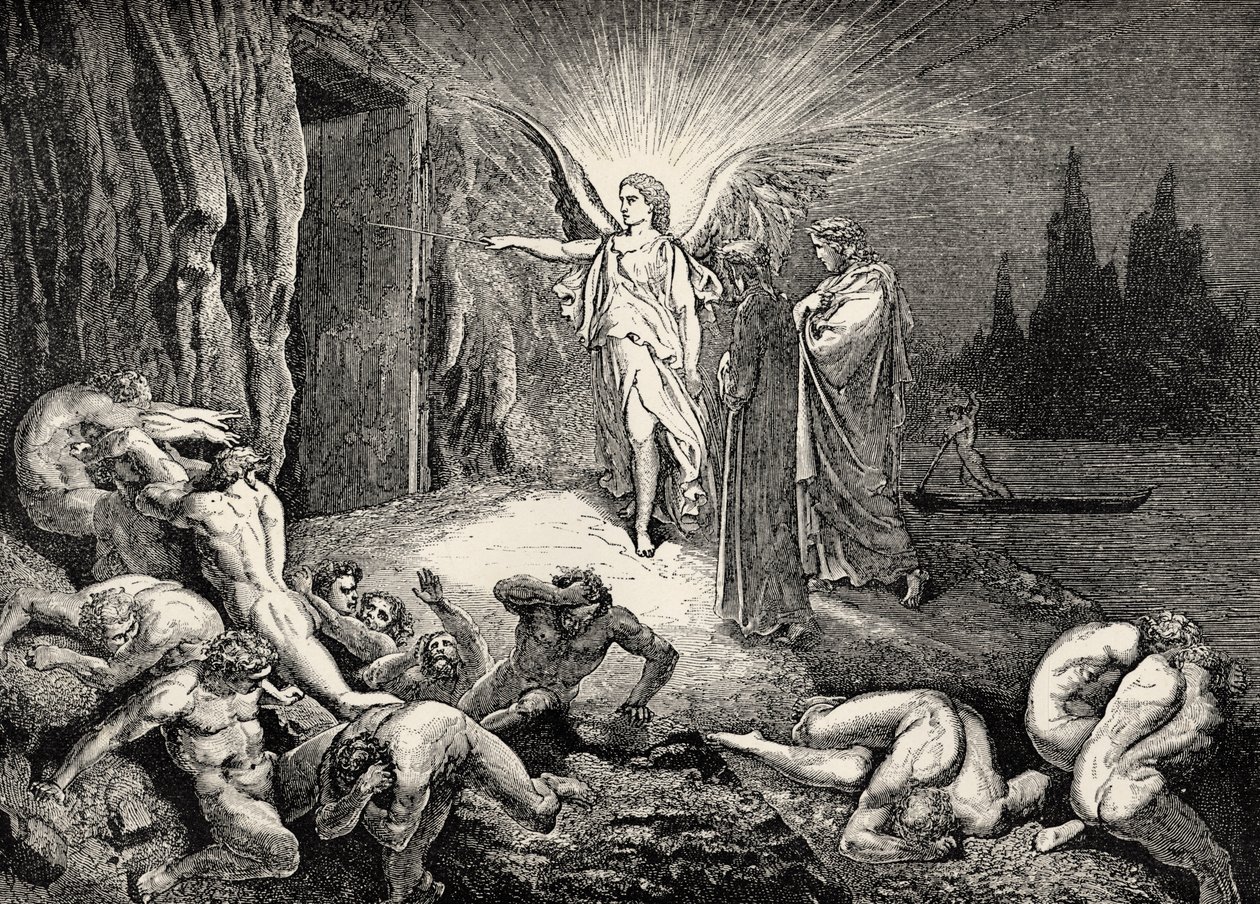 Illustration zur Göttlichen Komödie - Hölle (La Divina Commedia, L