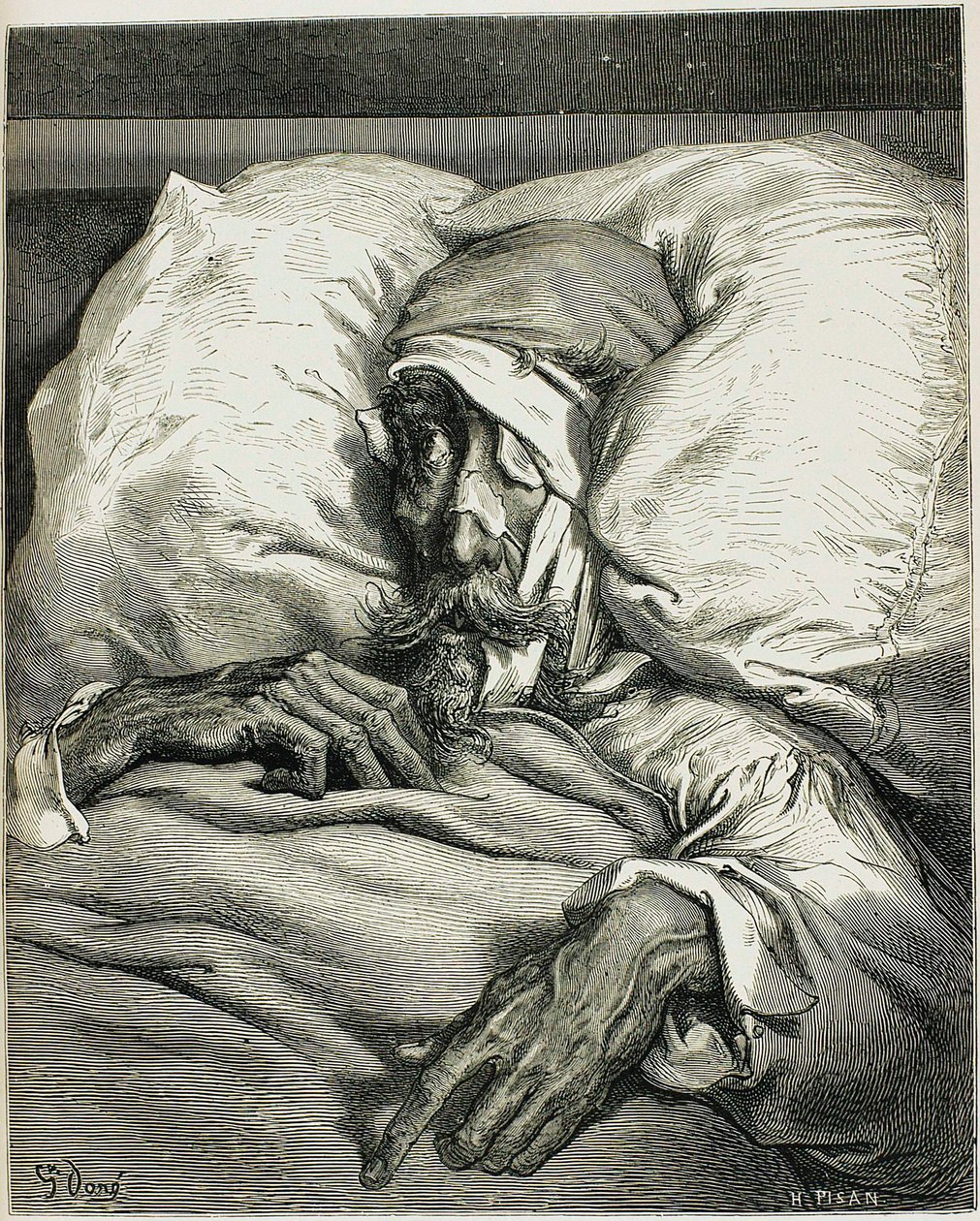 Illustration aus dem Roman Don Quijote von Miguel de Cervantes, 1863 von Gustave Dore