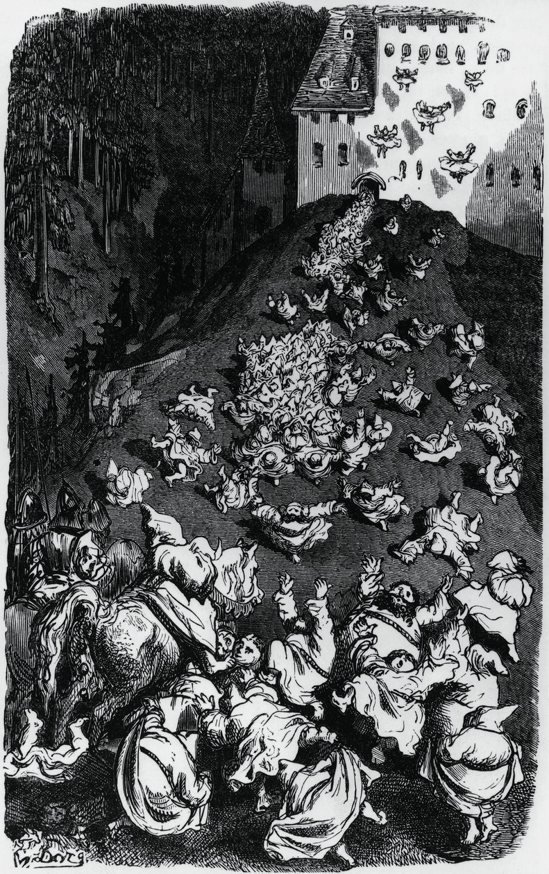Illustration zu Sammlung humorvoller Geschichten von Gustave Dore