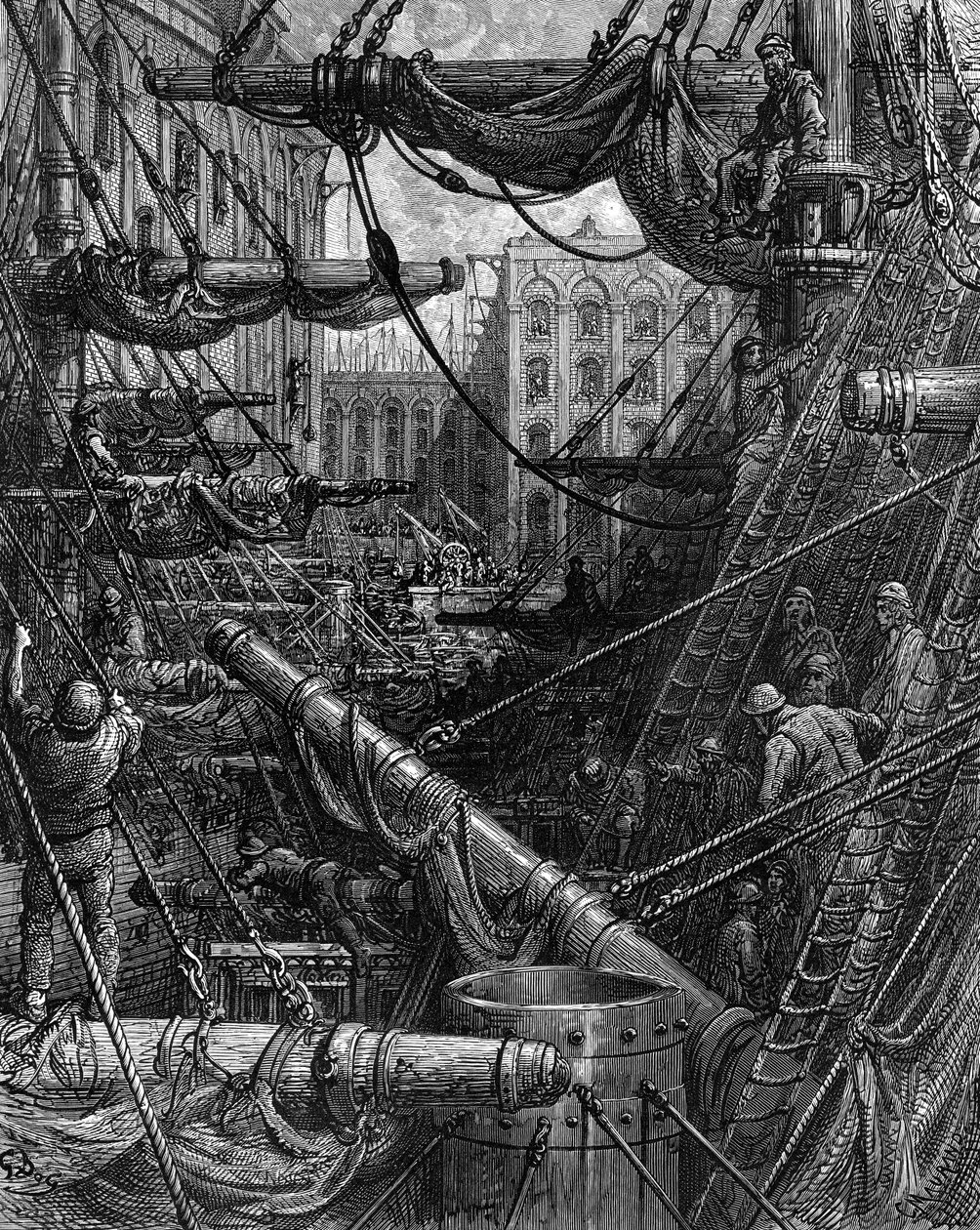 In den Docks von Gustave Dore