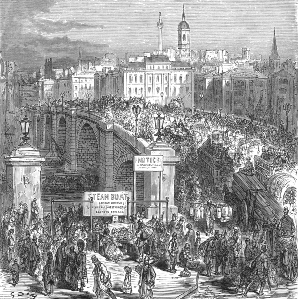 London Bridge von Gustave Dore