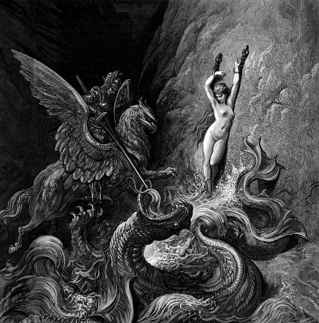 Orlando Furioso (illustriert von Gustave Doré) von Gustave Dore