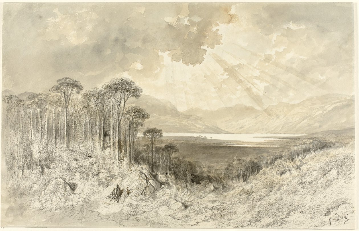 Schottische Landschaft, 1873 von Gustave Dore