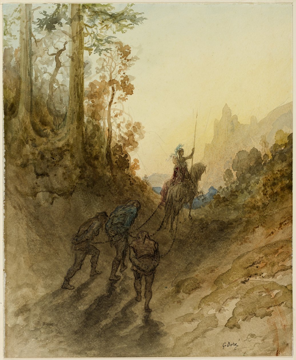 Die Riesen werden gefangen genommen von Gustave Dore