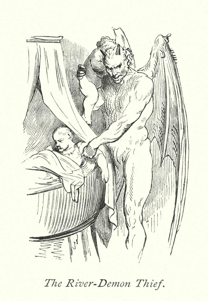 Der Flussdämon-Dieb von Gustave Dore