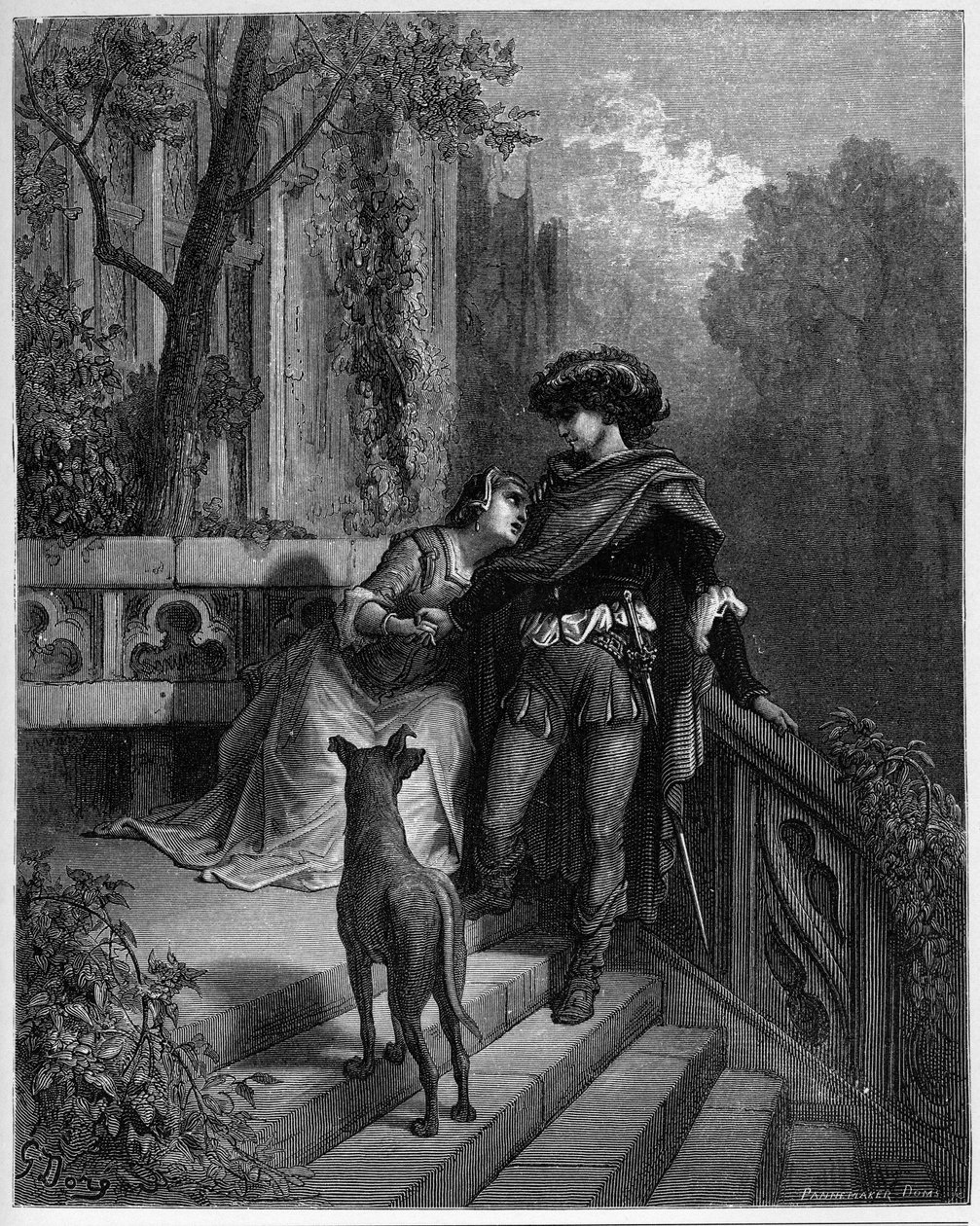 Die zwei Tauben - aus "Fabeln" von Jean de La Fontaine von Gustave Dore