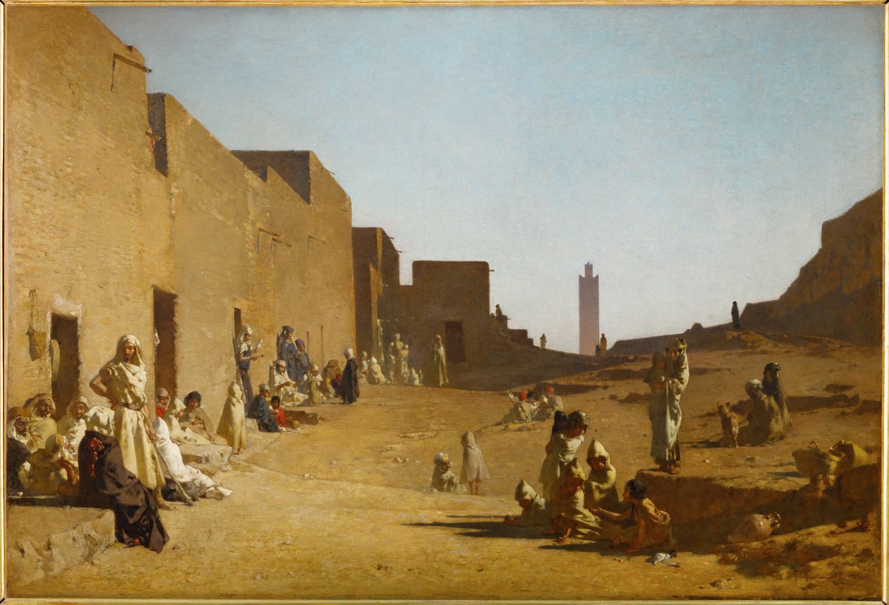 Laghouat, Sahara, Algerien von Gustave Guillaumet