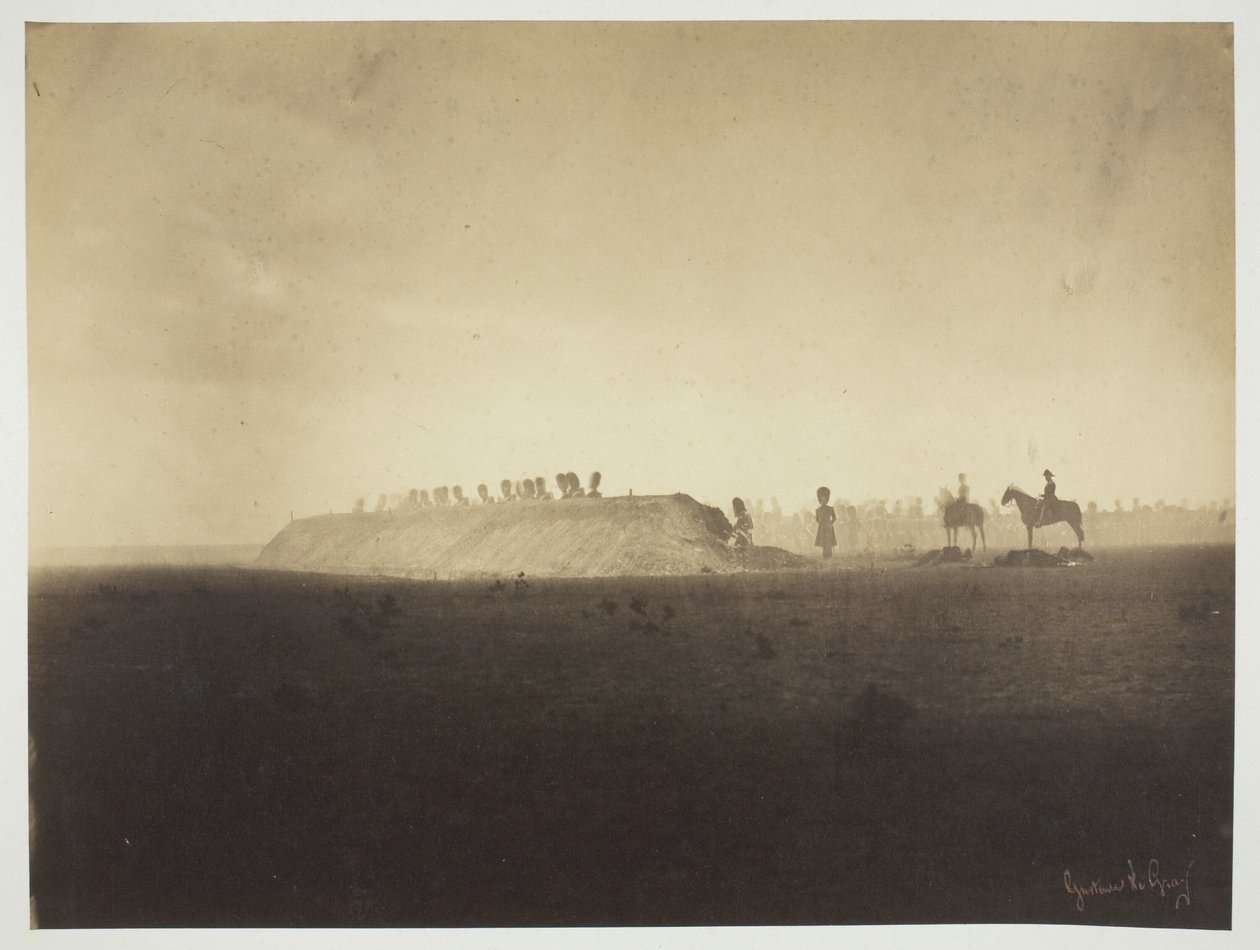 Chalons Lager: Manöver am 3. Oktober von Gustave Le Gray