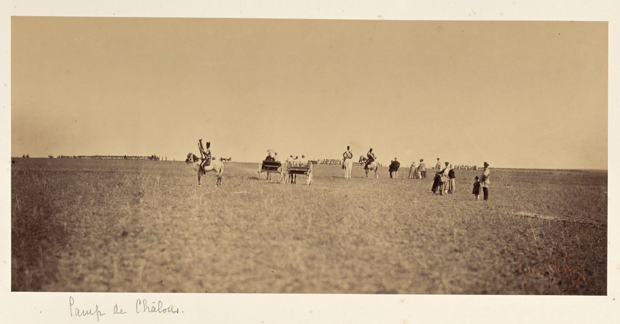 Besucher des Camp de Châlons von Gustave Le Gray