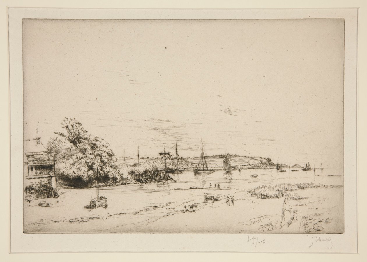 La Pointe de Guilben, Paimpol von Gustave Leheutre