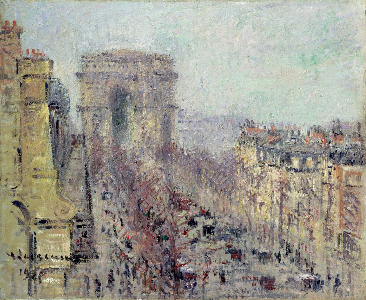 Avenue de Friedland, Paris von Gustave Loiseau