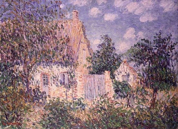 Hütte in St. Cyr du Vaudreuil von Gustave Loiseau