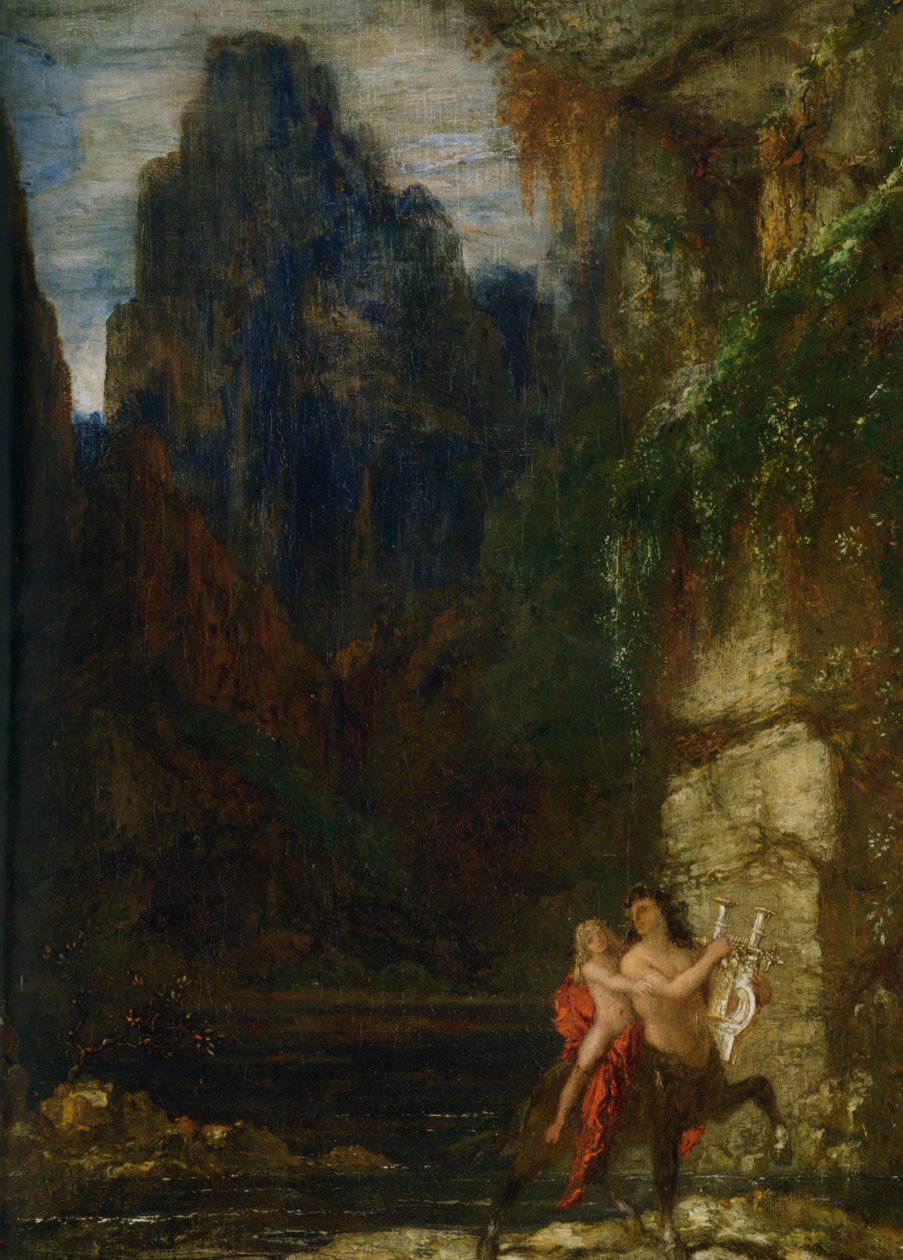Die Erziehung des Achilles von Gustave Moreau
