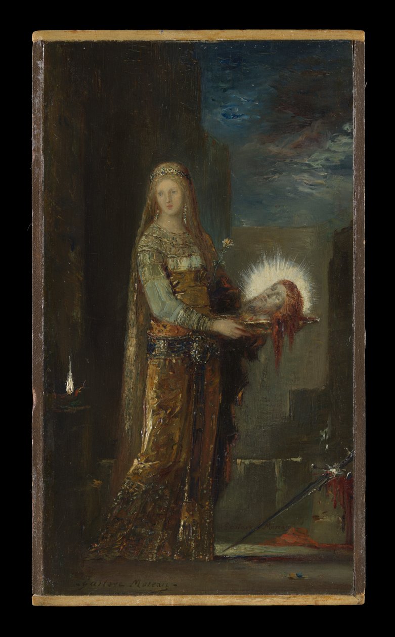 Salome mit dem Haupt Johannes des Täufers von Gustave Moreau