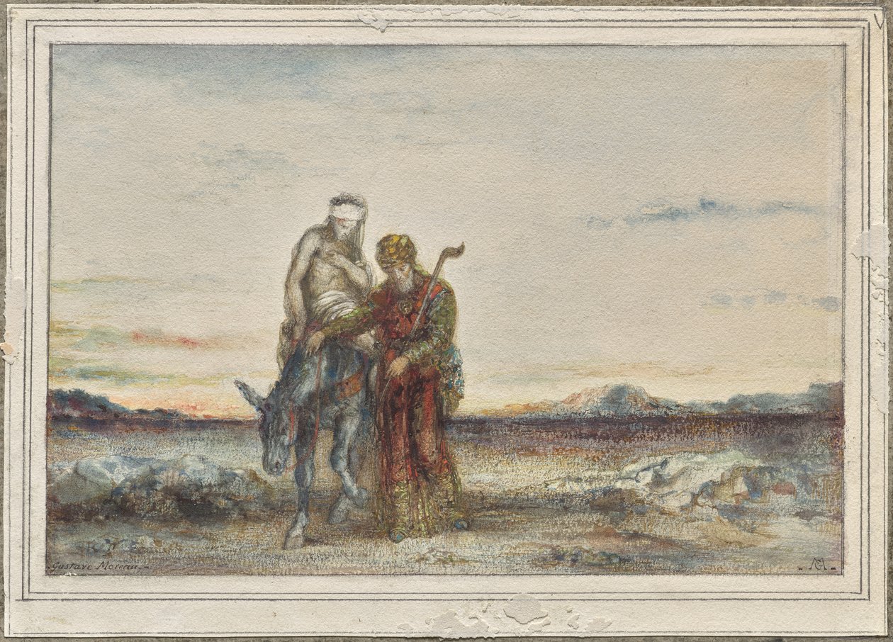 Der barmherzige Samariter von Gustave Moreau
