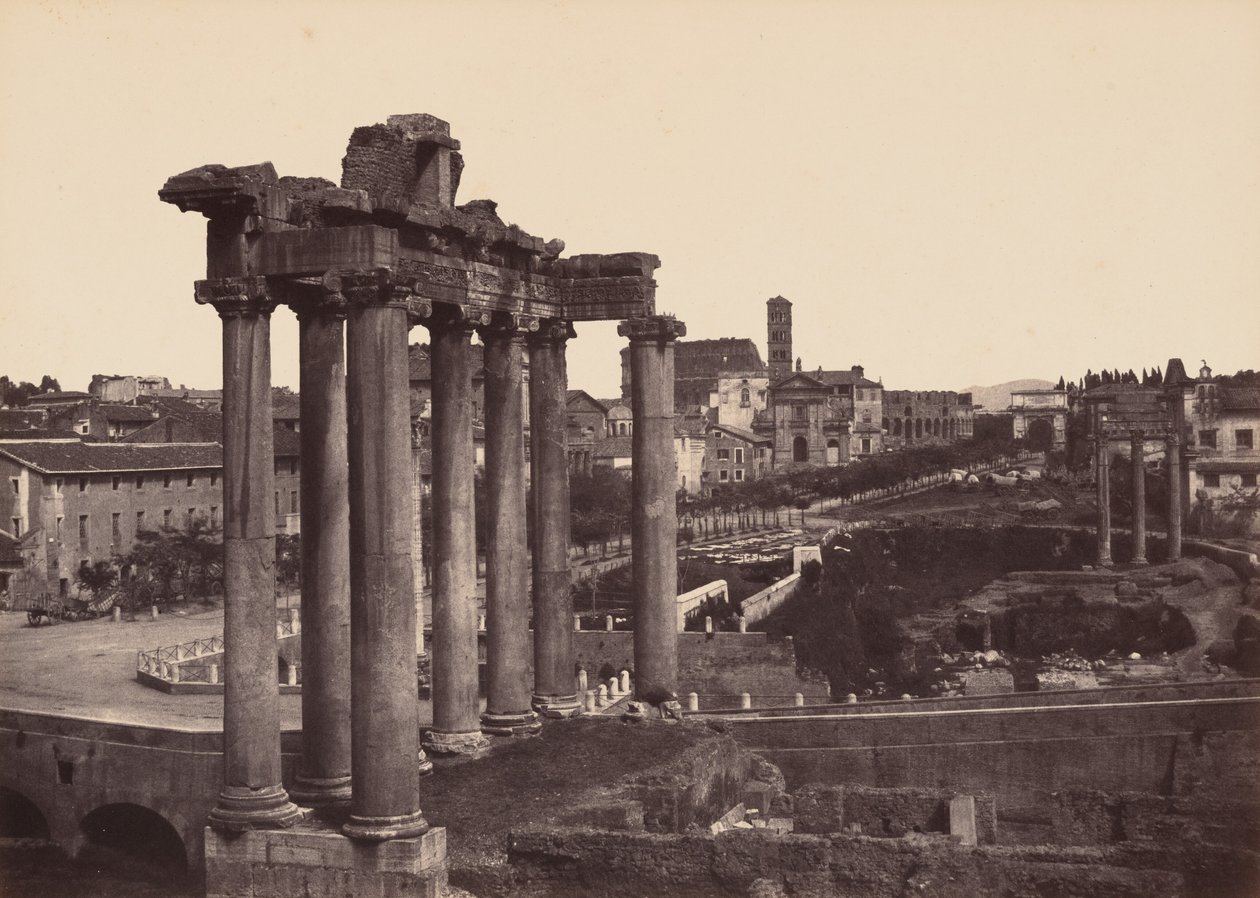 Rom, Ansicht vom Forum, 1858-1859 von Gustave de Beaucorps