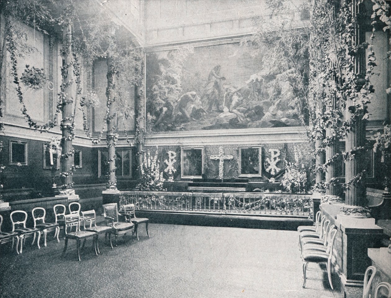 Die Privatkapelle des Buckingham Palace von HN King