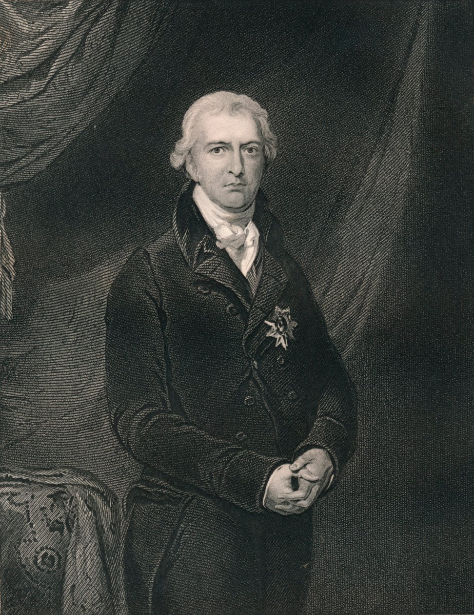 Robert Banks Jenkinson, Earl of Liverpool, um 1820, Mitte 19. Jahrhundert von H. Robinson