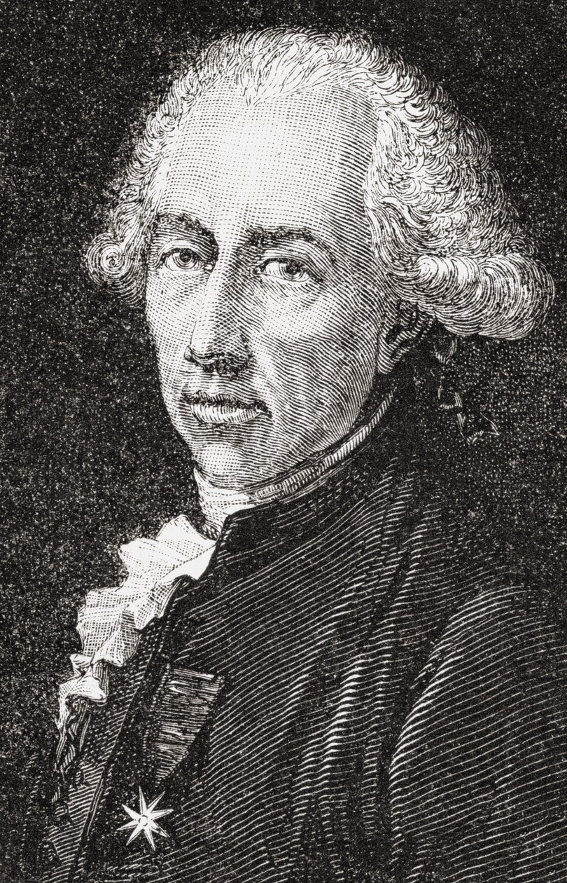 Francois Alexandre Frederic, Duc de la Rouchefoucauld-Liancourt, graviert von Pannemaker-Ligny, aus 