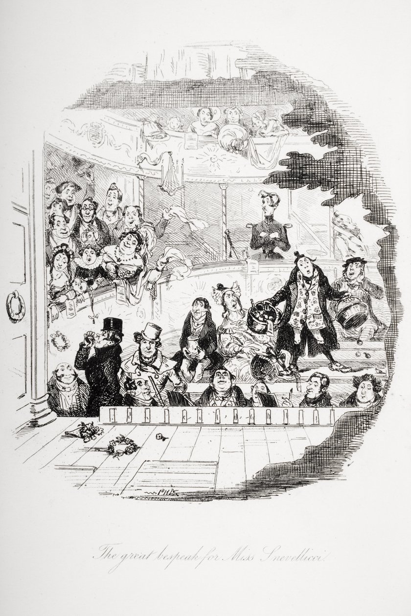 Das große Besprechen für Miss Snevellicci, Illustration aus 